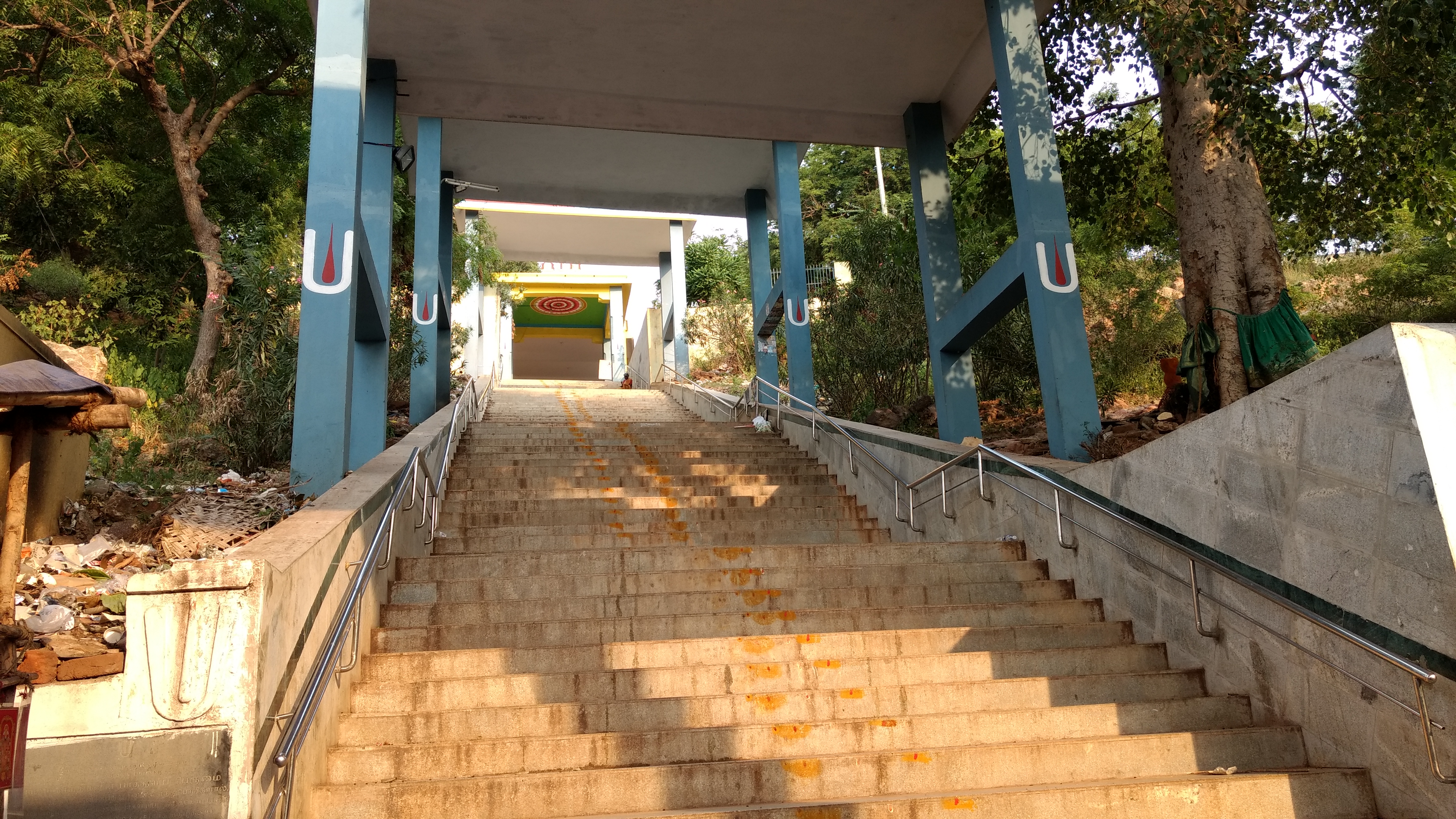 Staircase leading to the Outshadagiri Hill